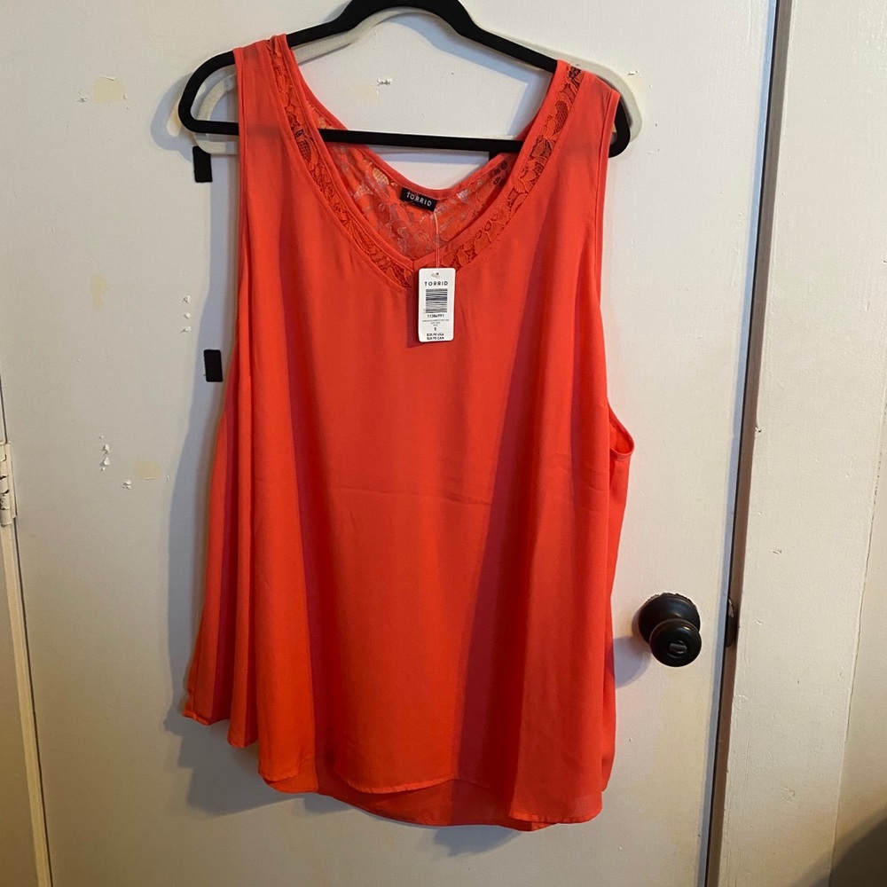Lace detail Tank
